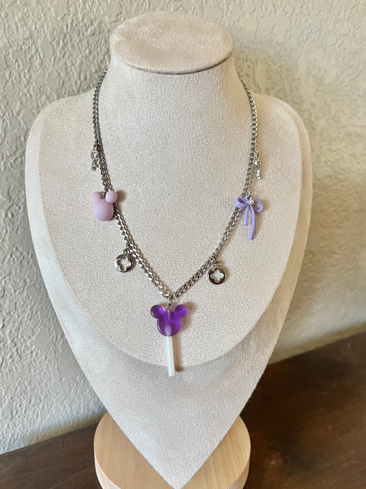 Purple Girly Necklace