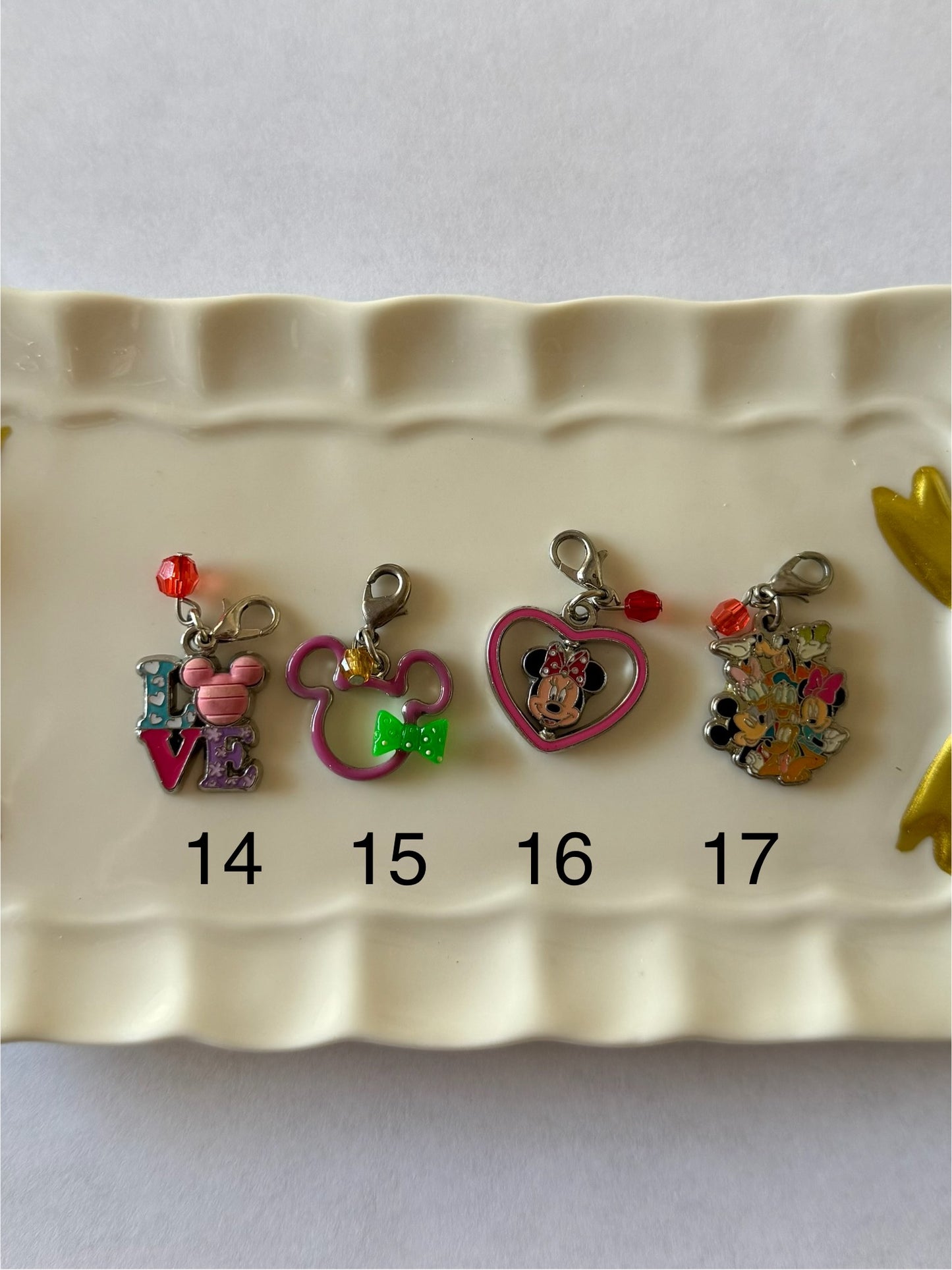 Vintage inspired Disney charms