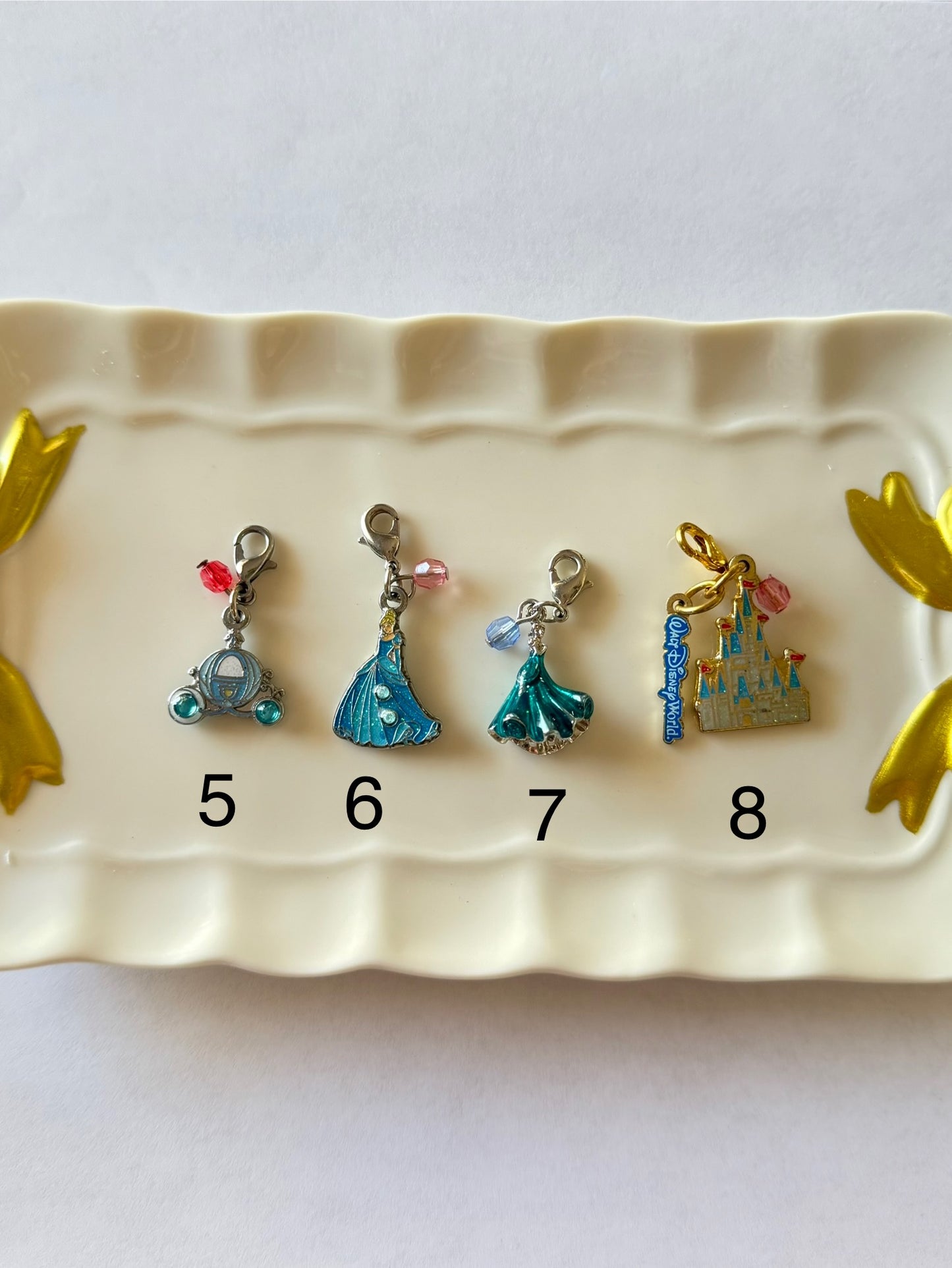 Vintage inspired Disney charms