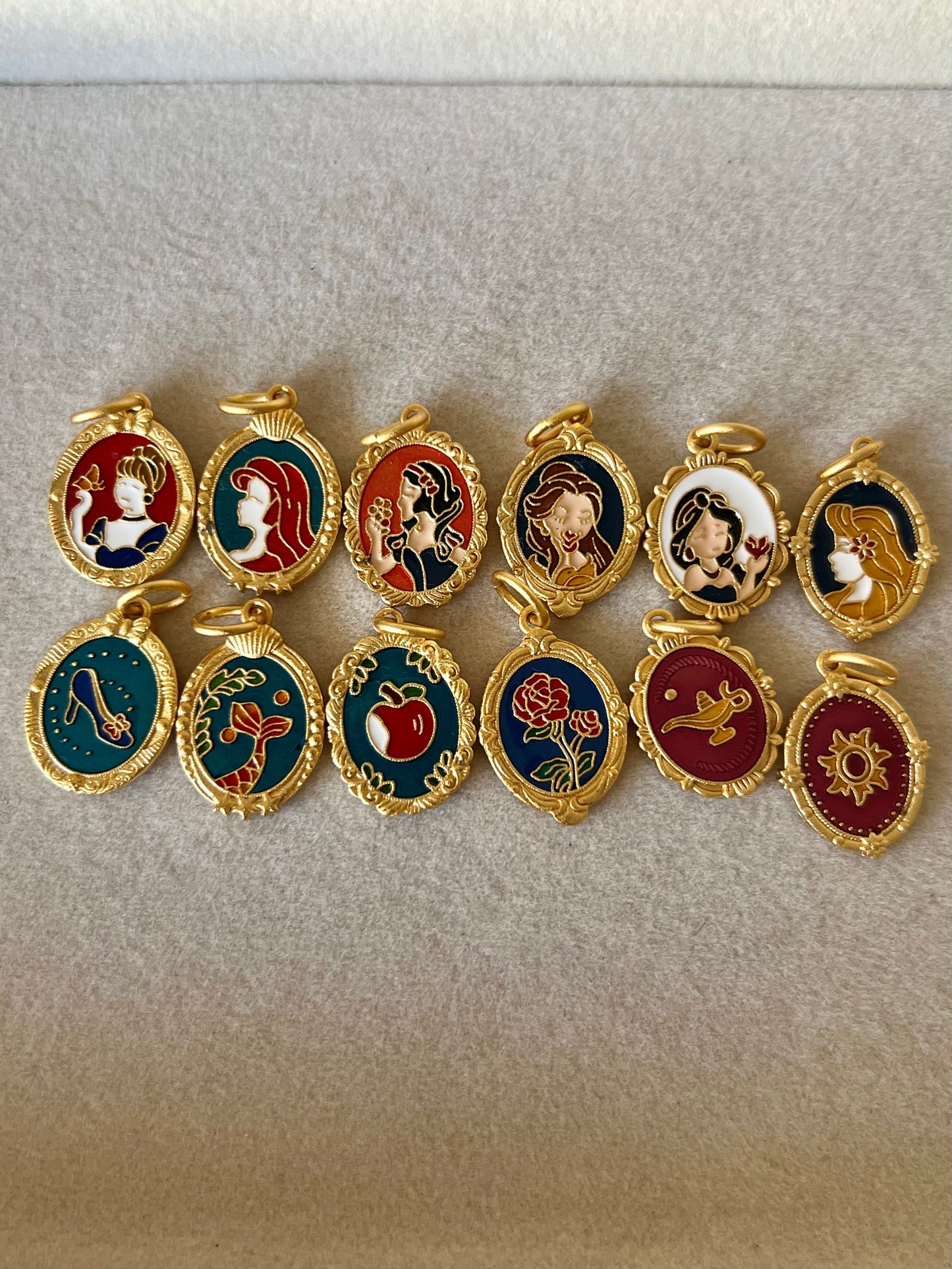 Princess Charms (double sided)